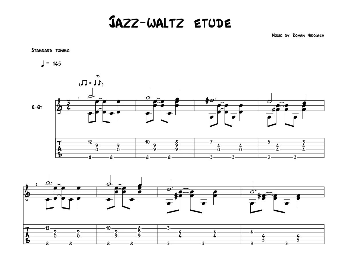 Jazz ноты. Вальс табы. Вальс Ноты для гитары. Jazz табы. Джаз Ноты для гитары.