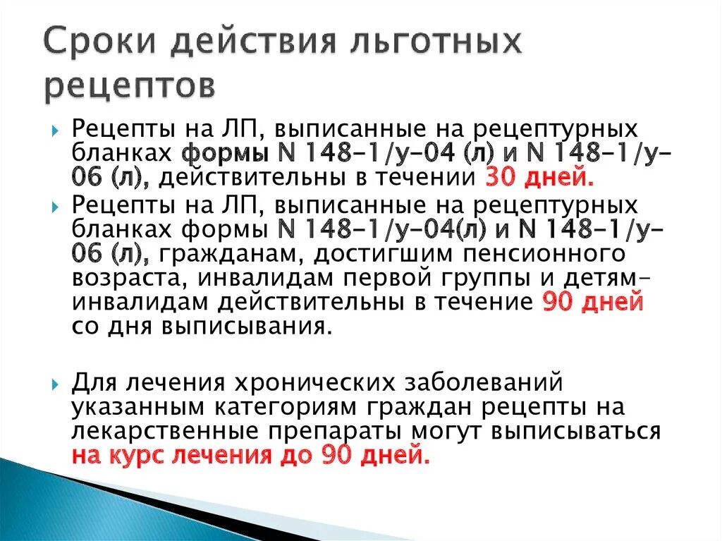 Срок хранения накладных в аптеке