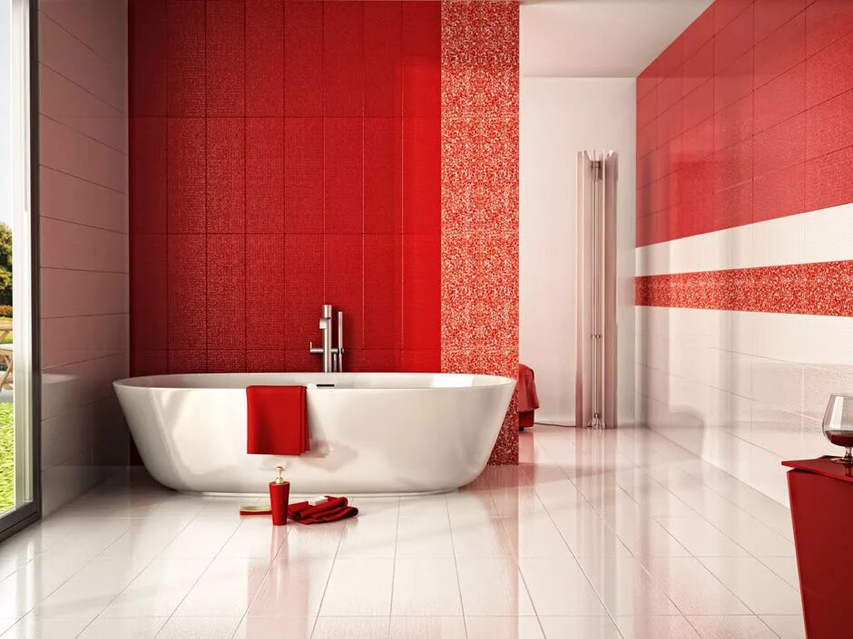 Красная плитка в ванной plitka vanny ru. Плитка Гардения красная. Ванная в Красном цвете. Красный кафель в ванной. Красная плитка для ванной.