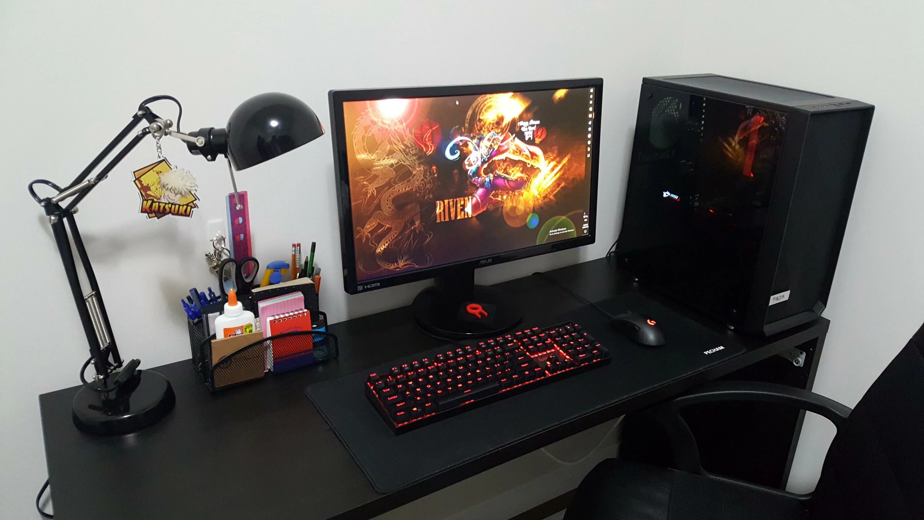 Black setup