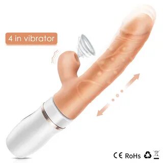 Erocome - Cepheus Thrust Suck Heat Realistic Dildo Vibrator (Beige.