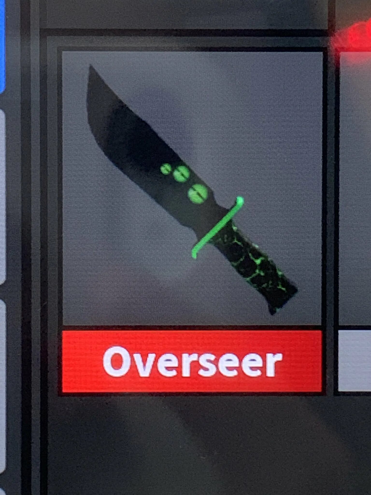 Бесплатные ножи в роблоксе. Overseer mm2. Overseer Knife. РОБЛОКС селл. Нож РОБЛОКС.