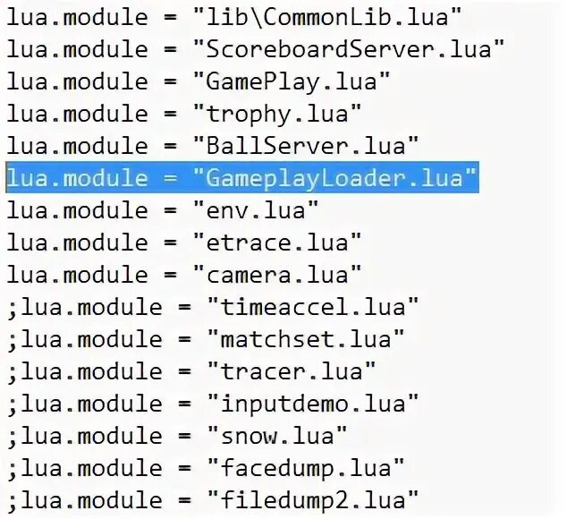 Lua modules. Lua modules