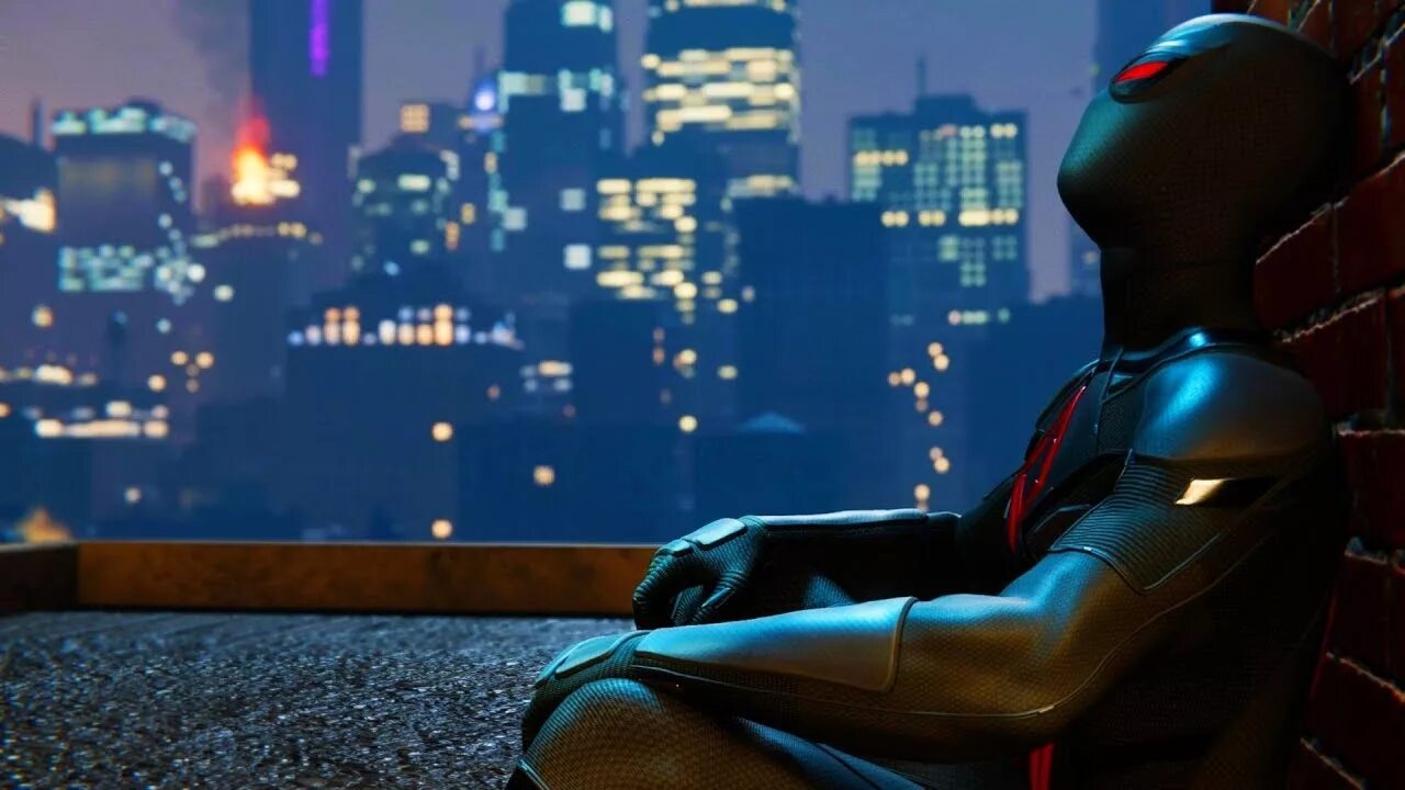 Тема sophie rain spider man video original. Spider man ps4 Dark Suit. Spider man ps4 темный костюм. Тёмный костюм человека паука ps4. Spider man ps4 Street прогулка.