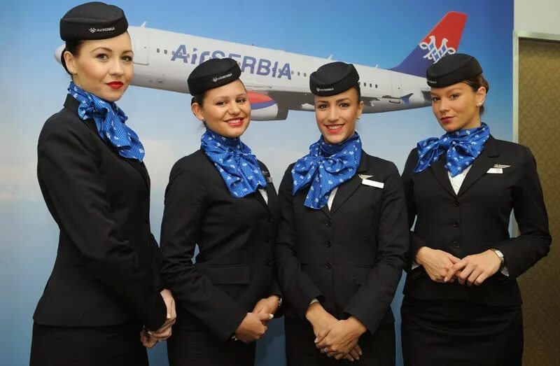 Air serbia офис. Эйр сербия бортпроводники. Флот air serbia. Air serbia стюардессы. Азур эйр форма бортпроводников.