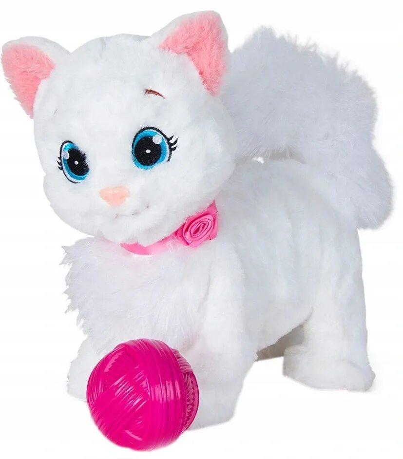 Белую кошку белую кошку игрушку. Интерактивный котенок Бьянка. Кошечка Бианка интерактивная игрушка. Интерактивный котенок Бьянка игрушка. Кошка Бьянка интерактивная.