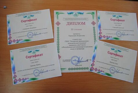 Сертификат сокол