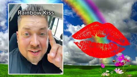A rainbow kiss pictures