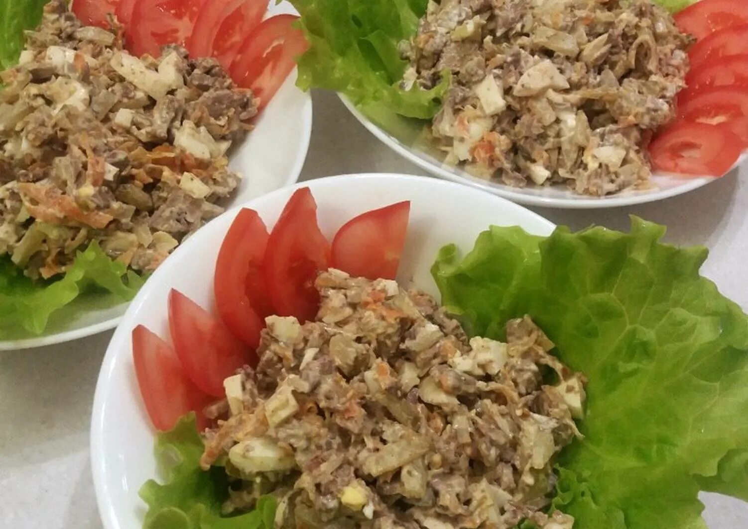 Кухня наизнанку салаты