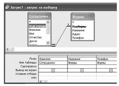 Запрос с параметром в access