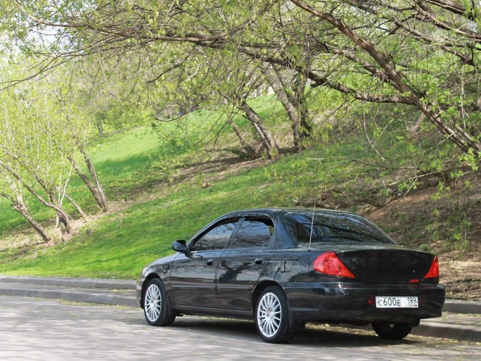 Спектра 30. Киа спектра с занижением -30. Kia Spectra занижение.