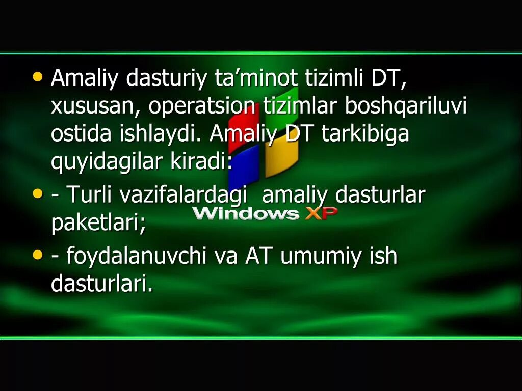 Veb manzillar haqida tushuncha. Amaliy dasturlar. Dasturiy ta`Minot. Amaliy dasturiy ta`Minot. Tizimli dasturiy ta'Minot.