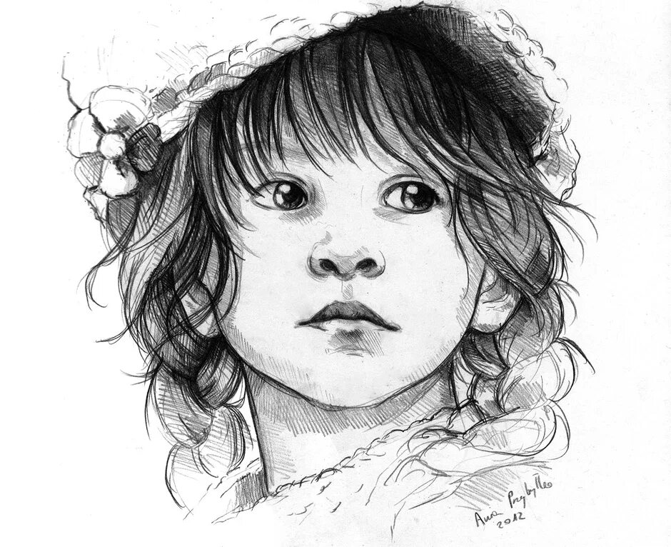 Рисунки маленькие девочки карандашом. Рисунки для девочек. графический портрет. портрет девочки. портрет графика.