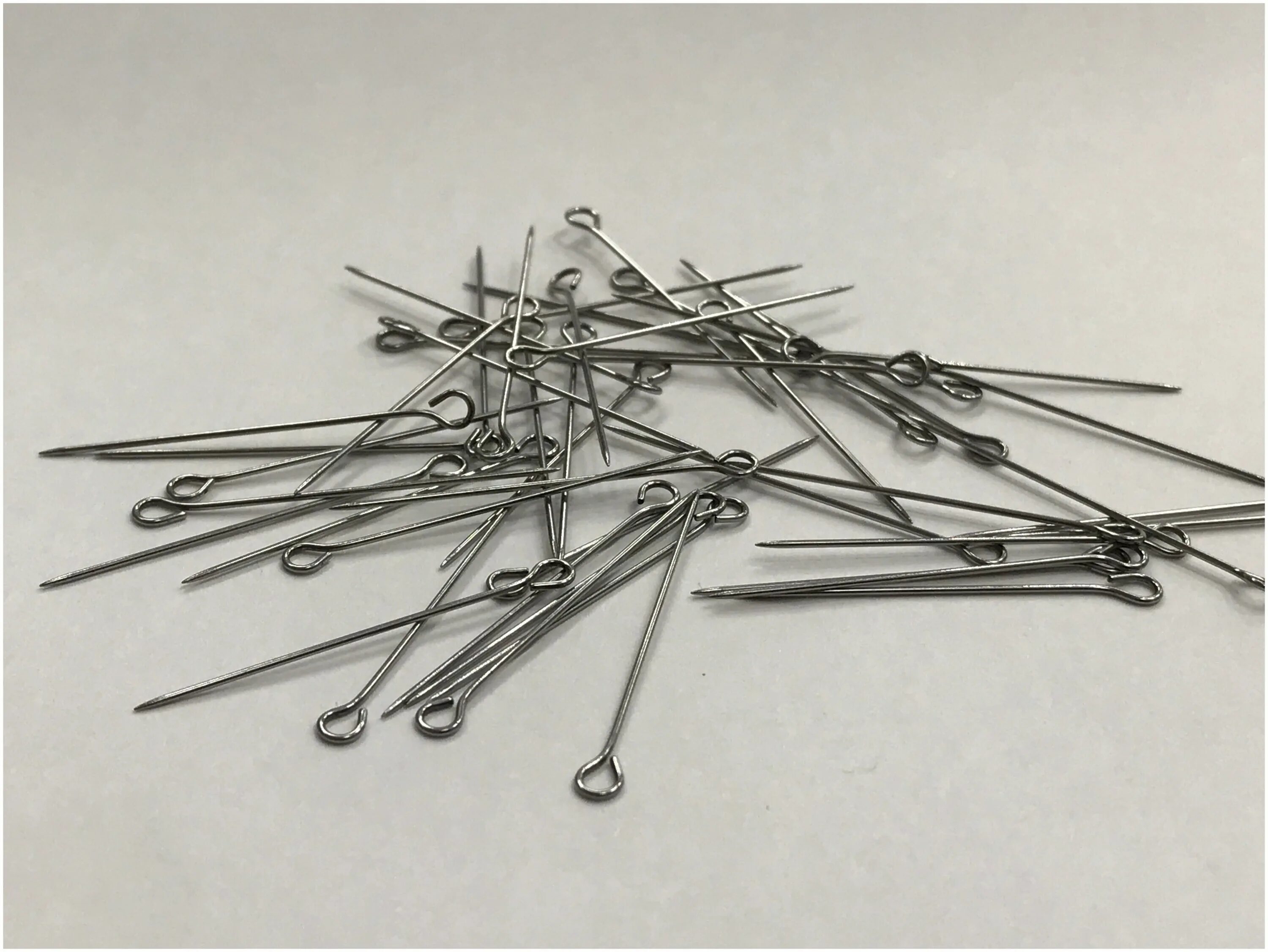 Булавка швейная. Булавки с ушком. Булавка заколочная тип 1-30 (уп 1000 шт). Булавка цельнометаллическая одностержневая. Булавка цельнометаллическая одностержневая тип 1-30.
