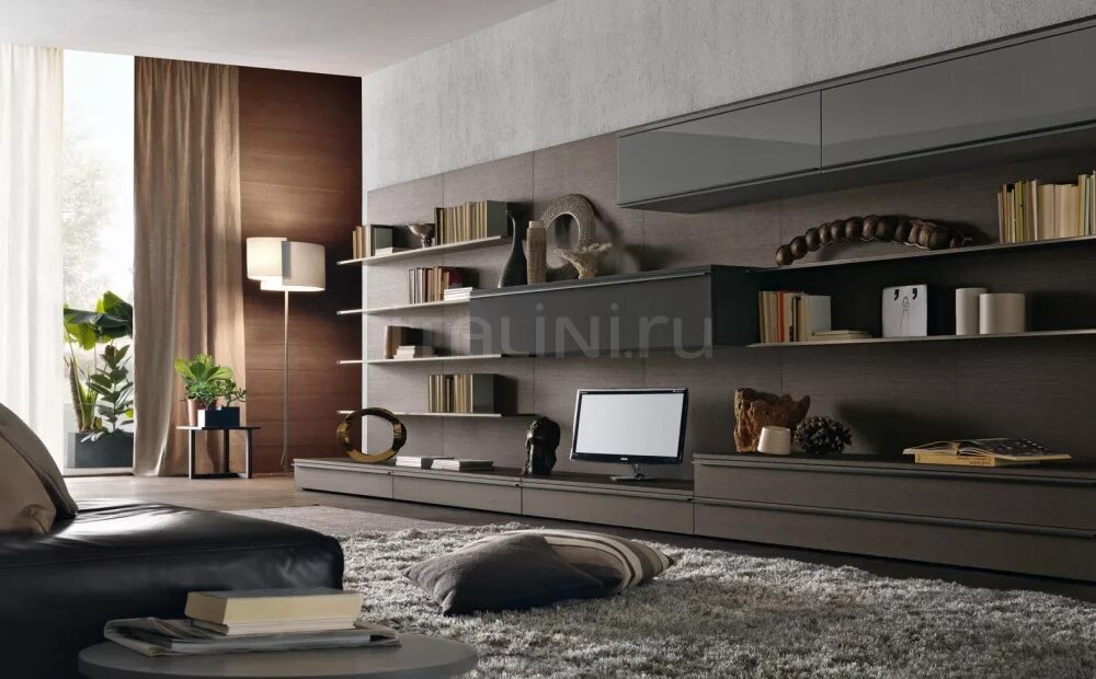 Дизайнерская мебель для гостиной. Стенка в гостиную в современном стиле. Мебельная система modula. Модульная система контент. Гостиная аргус брв.