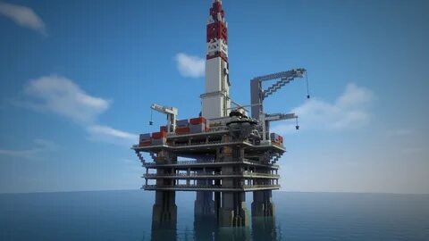 Нефтяная вышка майнкрафт