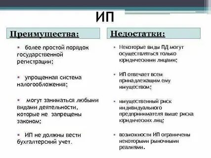 Достоинства и недостатки производственного предпринимательства