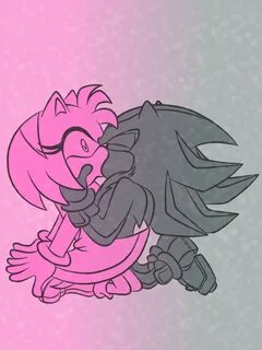 Shadamy Surprise Kiss Shadow and amy, Surprise kiss.