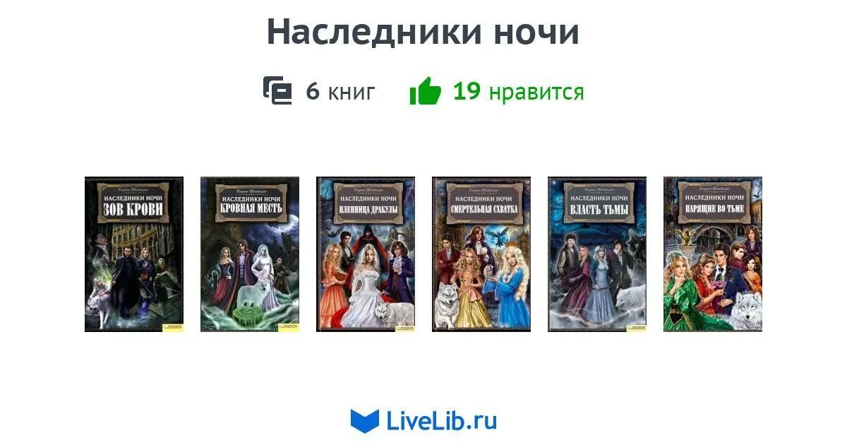 Цикл книг наследники