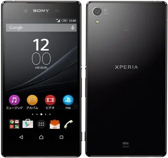 Черный телефон sony