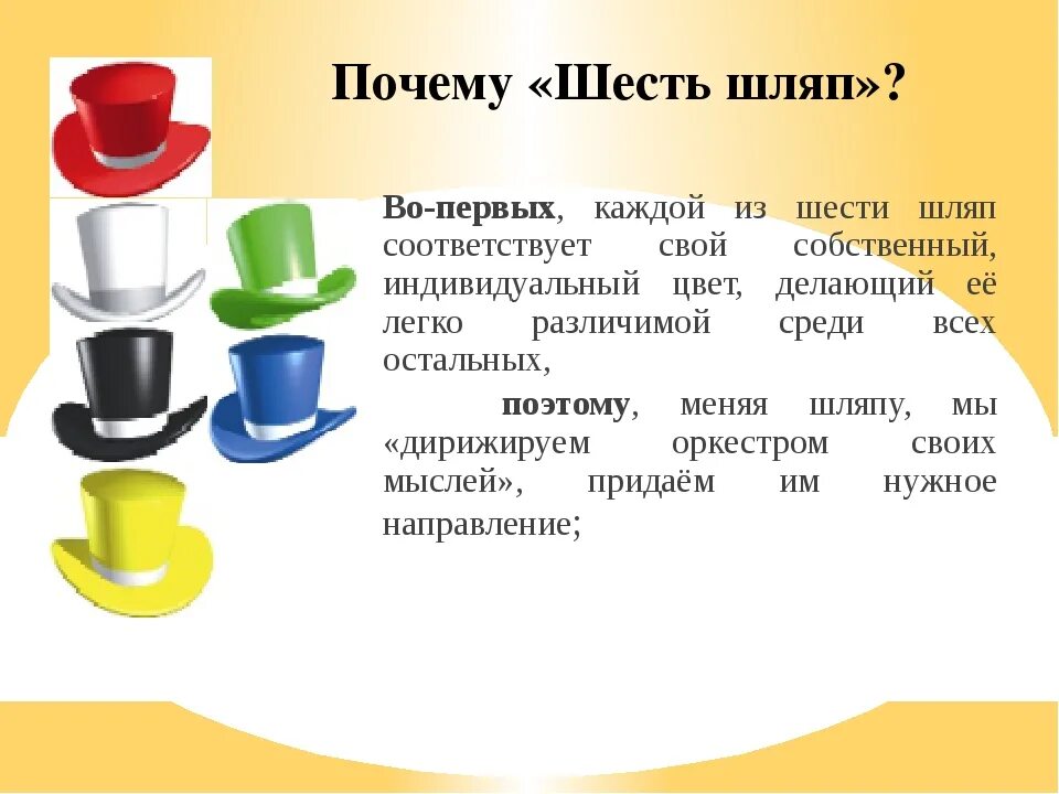 6 шляп. Метод 6 шляп Боно в начальной школе. Технология 6 шляп. Прием шесть шляп критического мышления. Мастер класс шесть шляп мышления.