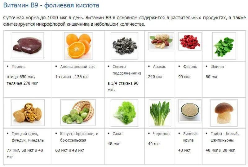 Продукты богатые фолиевой кислотой и витамином в9. Продукты богатые фолиевой кислотой таблица. Фолиевая кислота и витамин в9 продукты. Источники витамина в9 в12.