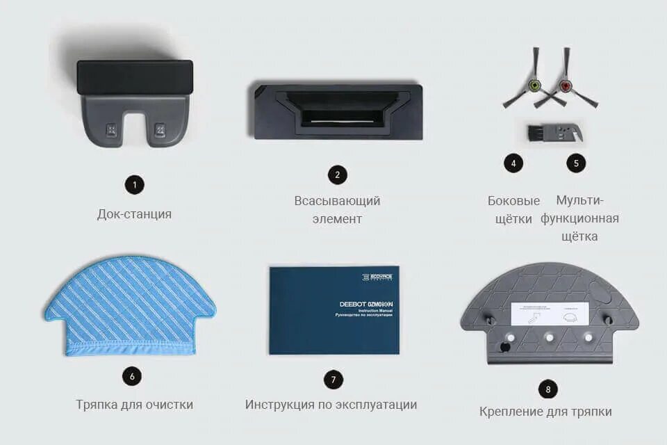 Deebot osmo 900. Робот-пылесос ecovacs deebot ozmo 900. deebot osmo 900 насадки. док станция для робота пылесоса.