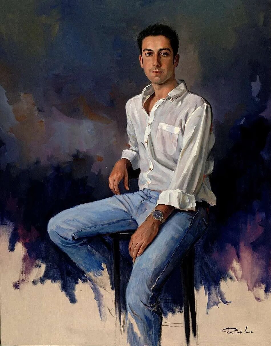 художник роман портретист. р. мужской портрет живопись. картины маслом мужчина. картины маслом мужчина.