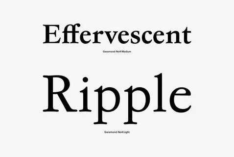 Шрифт garamond