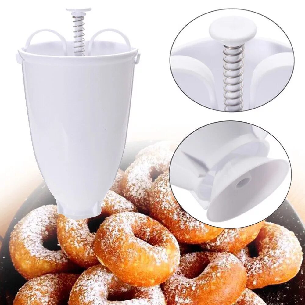 Форма для выпечки как использовать. Дозатор для пончиков &quot;donut maker&quot;. форма-дозатор для пончиков vl80-288. пончиковый дозатор д-4.