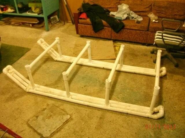Лыжи из пнд трубы