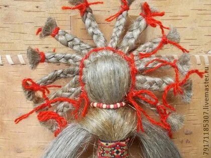 Кукла масленица из джута