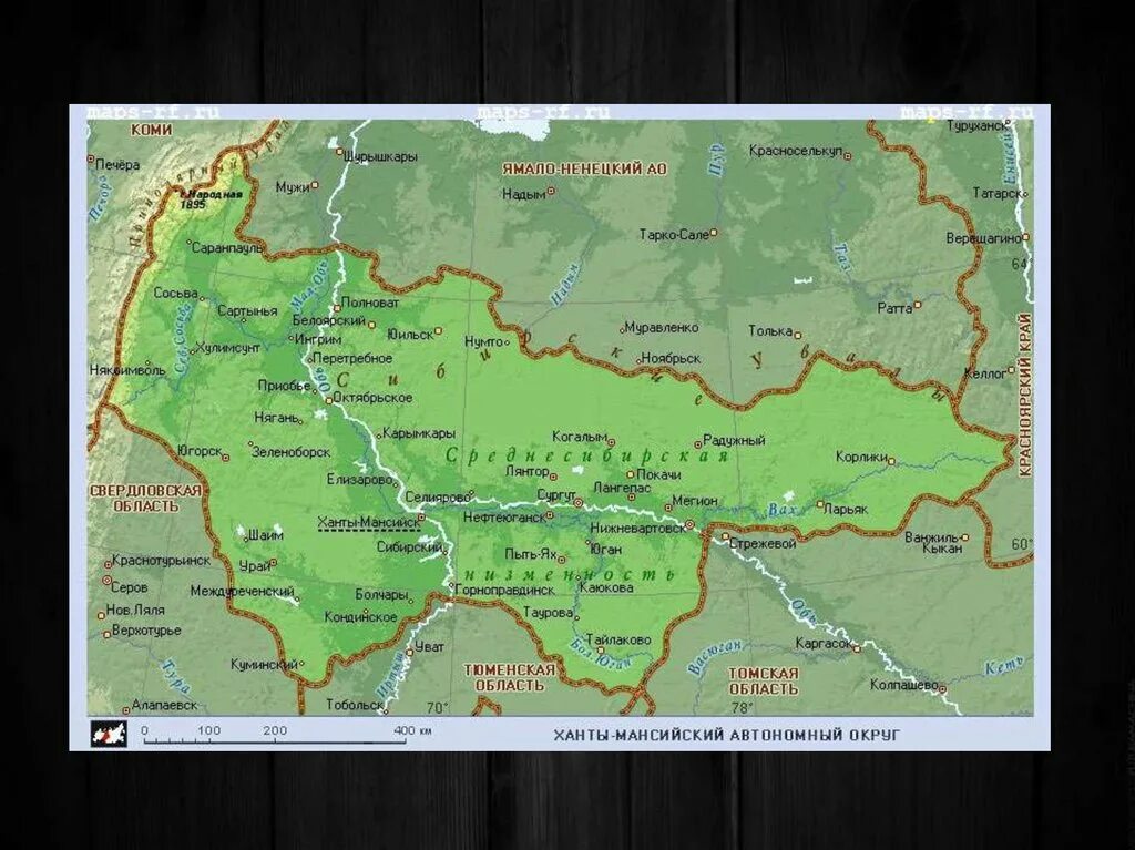 горноправдинск на карте