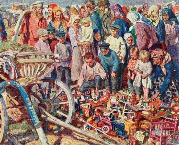 На базар ходили. Сельская ярмарка 19 век крестьянин. Старинная русская ярмарка. Ярмарка в старину.