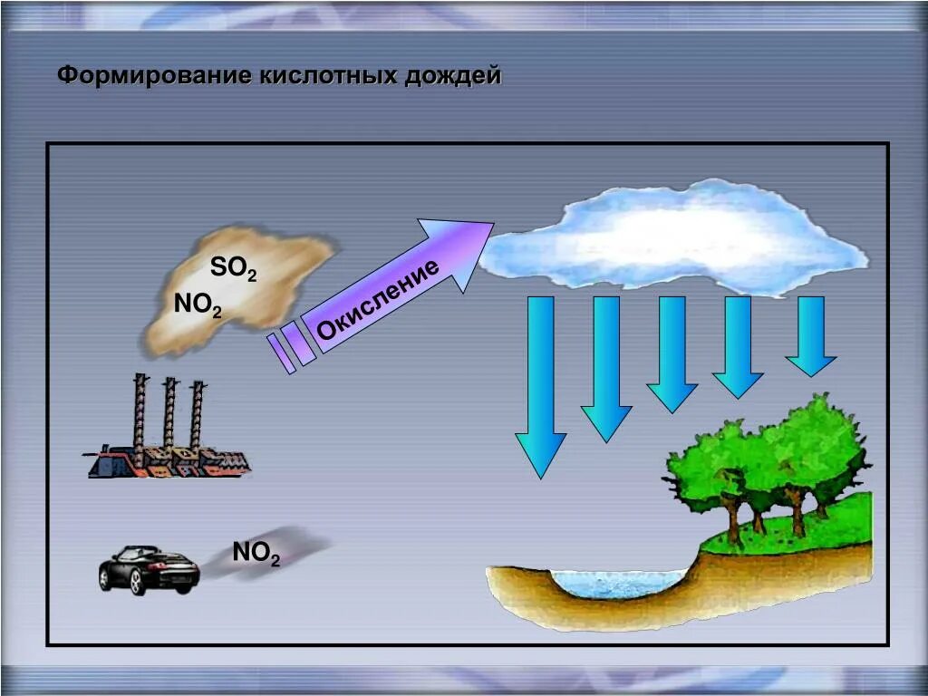 Кислотные дожди образуются в атмосфере. Схема выпадение кислотного дождя. кислотные дожди. схема образования кислотных дождей.