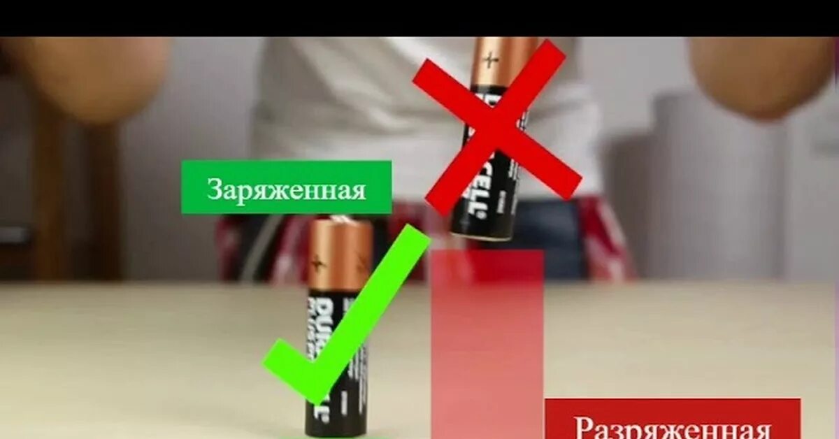 Как определить что разряжает
