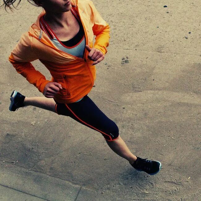 She runs like