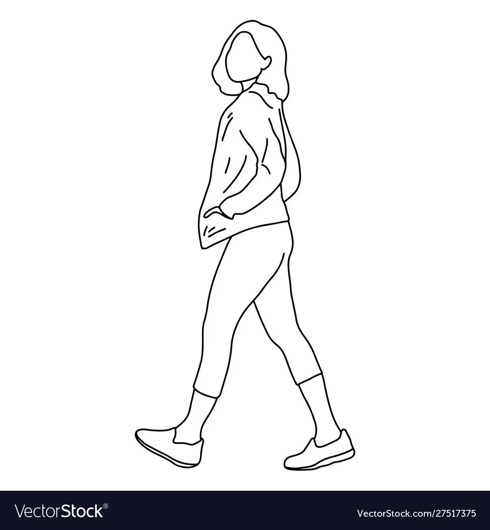 Walking to the left