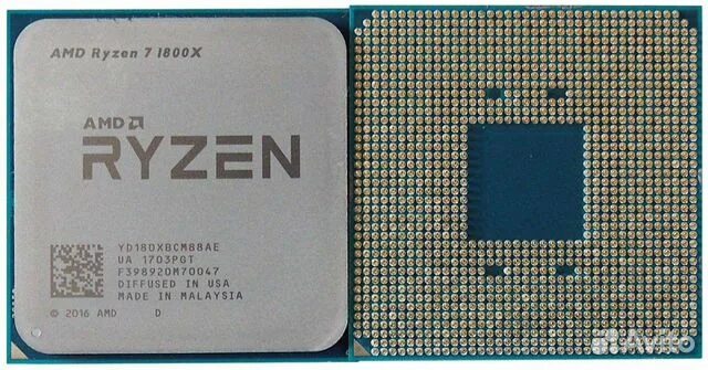Процессор ryzen 1700. Ryzen 7 1700. Ryzen 7 1700x. Ryzen 1800x. Процессор сверху.