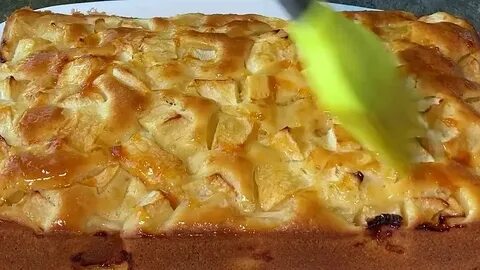 Яблочный пирог который во рту тает