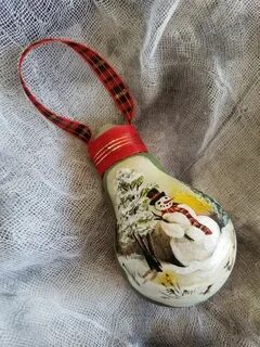 Новогодние украшения лампочки
