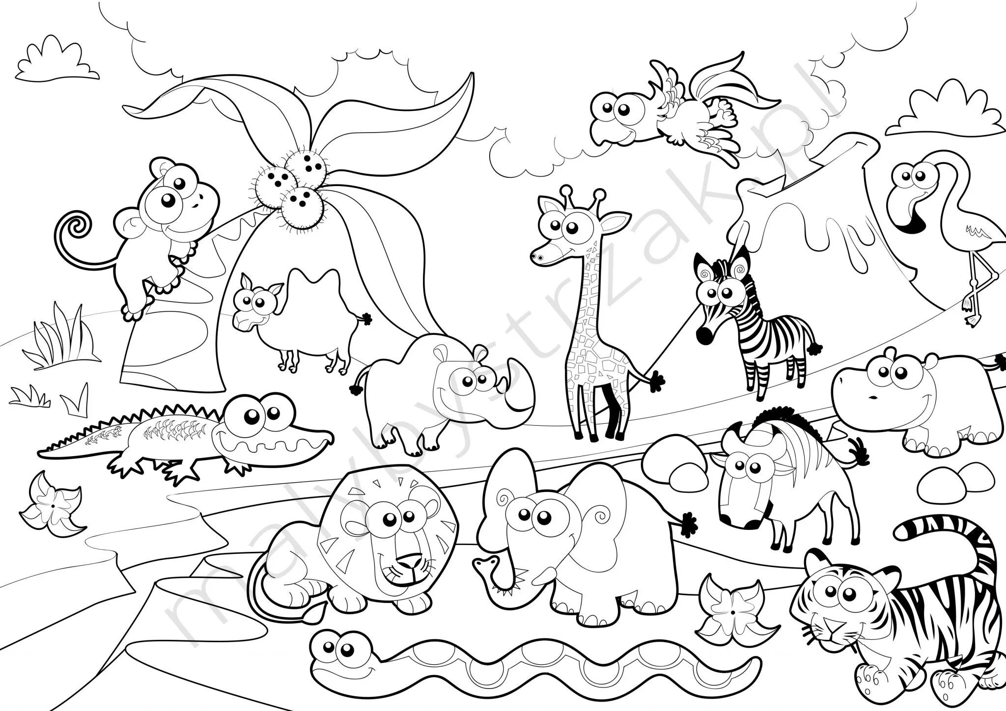 Животные группами раскраски. Раскраски. Животные. Раскраски с животными. Животные зоопарка раскраска. Раскраска африканские животные для детей.