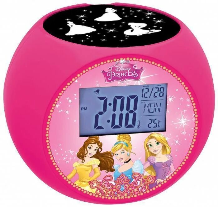 Часы прожектор. Lexibook часы-будильник-проектор. Rl800sd цифровой будильник Скуби Ду Lexibook. Будильники с принцессами Диснея. Детские электронные часы.