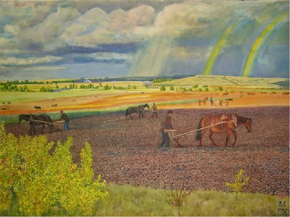 Туча крестьянин. Гроза в дерево. Перед грозой в деревне. Артур хьюз художник. Артур хьюз (1832-1915).