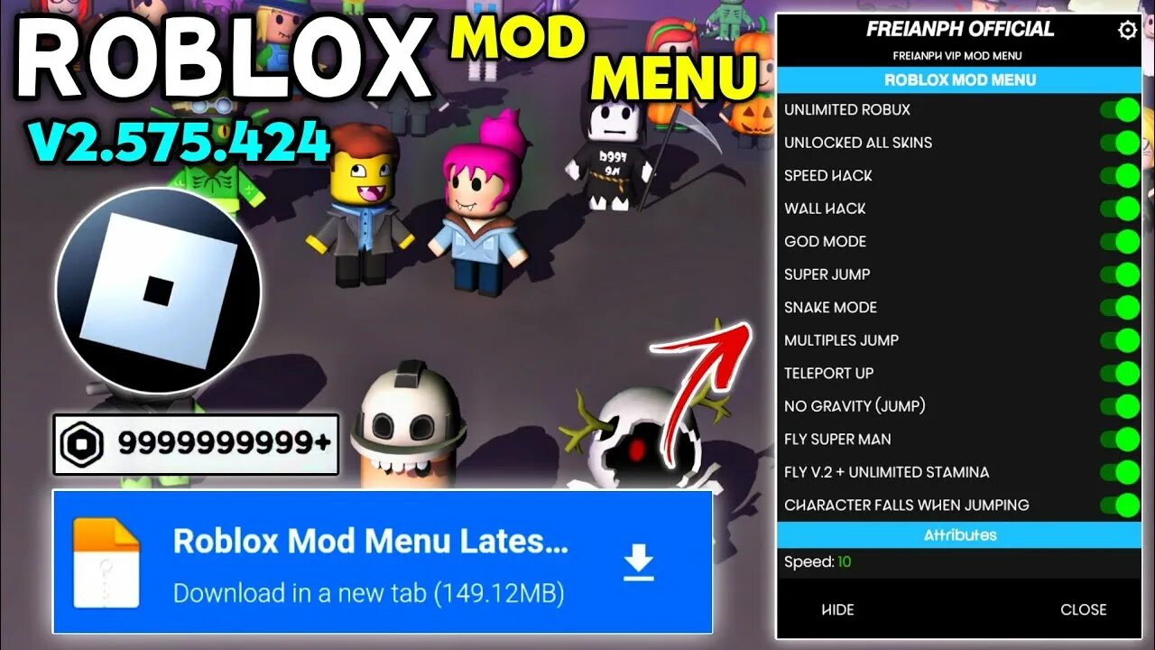Roblox apk menu