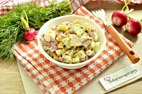 Салат с редиской рецепты