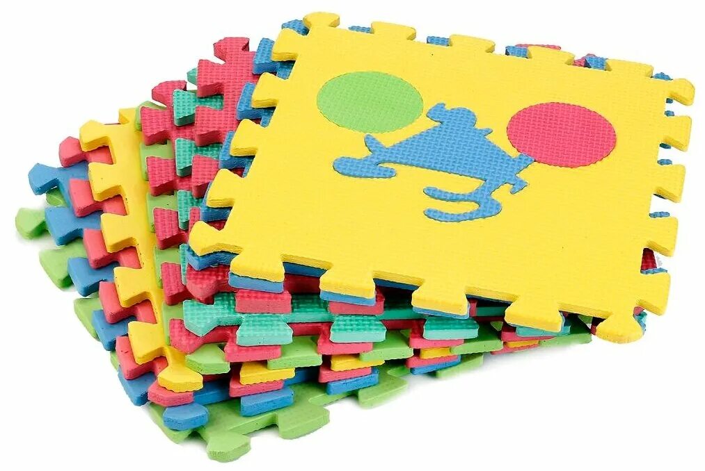 Коврик-пазл экополимеры алфавит + мягкий пол 3 кв. Детские коврики пазлы. Ковер в игровую комнату. Мягкое напольное покрытие. Коврик детский складной.
