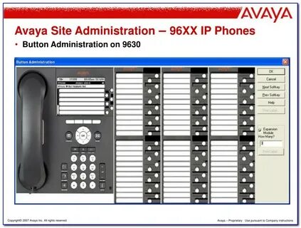 Подключение avaya