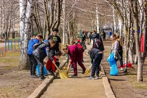 Субботник сайт школы