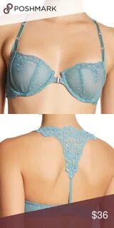 Free People Fancy Racerback Underwire Demi Bra 32D GOOD PRE USED CONDITION